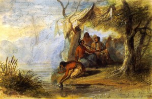 Visit to an Indian Camp on the Border of a Lake